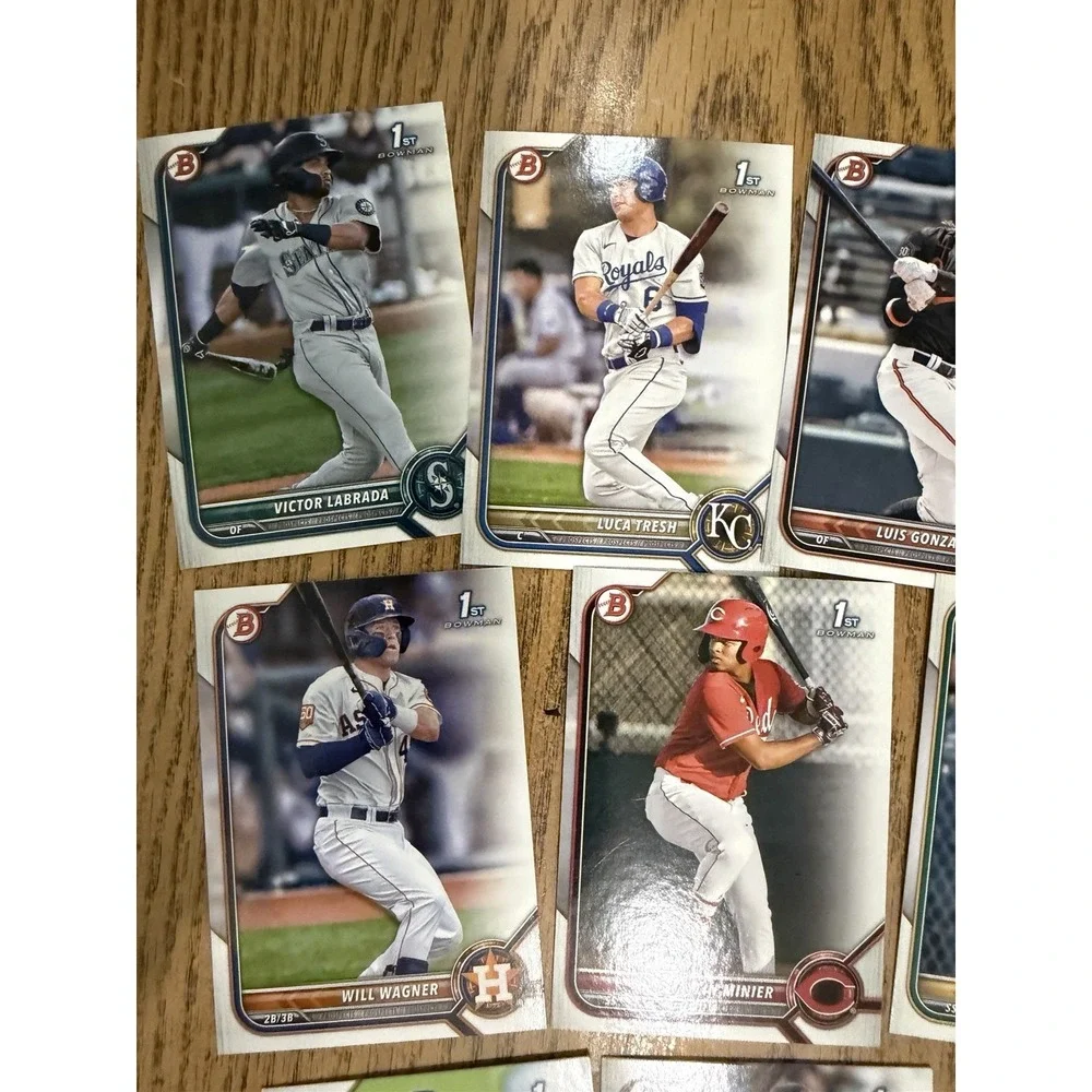 Topps 2022 MLB baseball cards BP Random‎ lot of 17 (D)